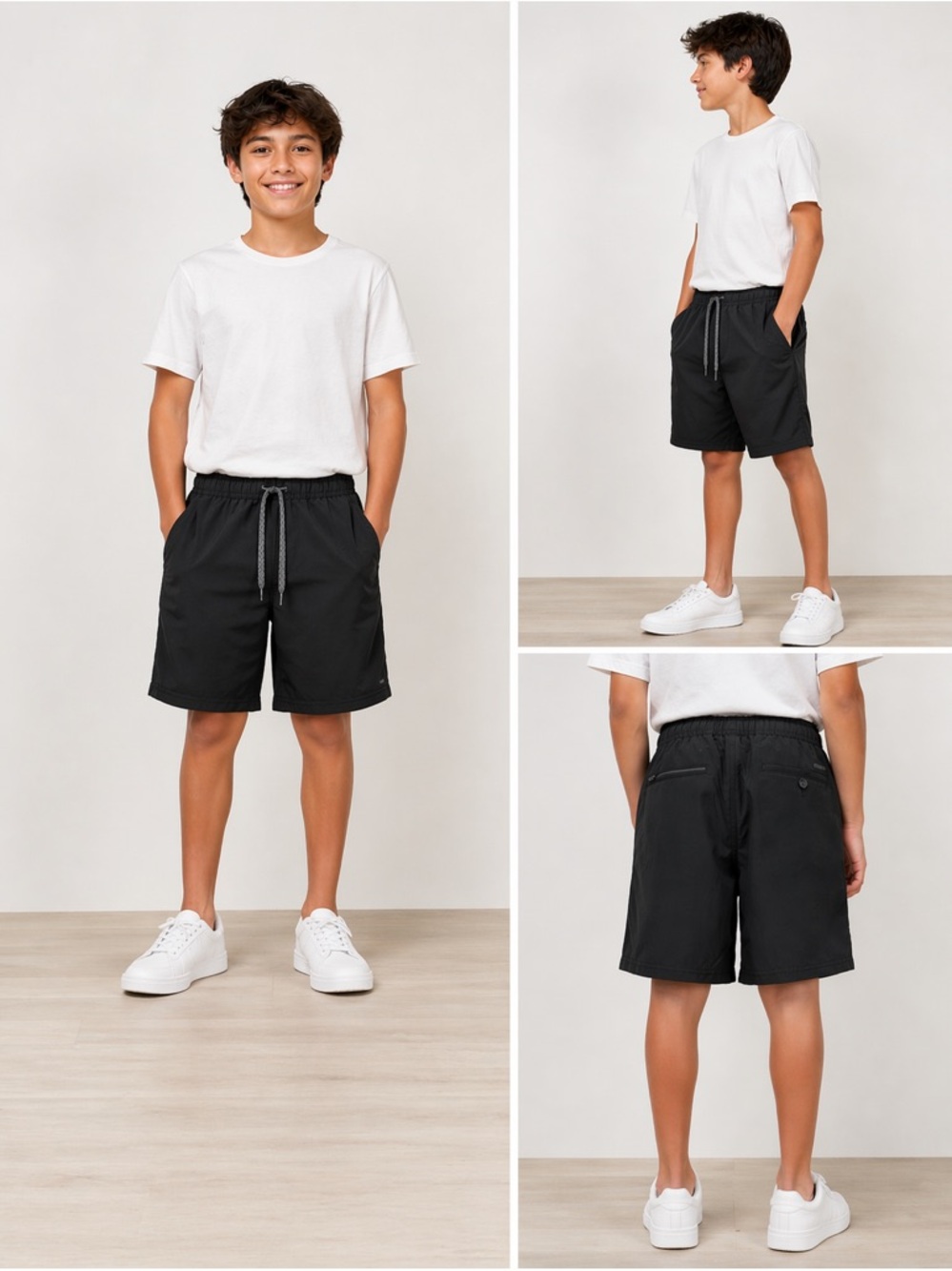 O'Neill Black Hybrid Shorts Boys Youth XL (14/16) NWOT